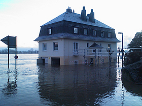 Hochwasser in Wesseling 2010